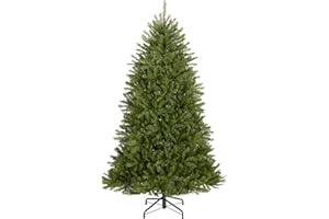 National Tree Company 6.5 ft Unlit Dunhill Fir Full Artificial Christmas Tree, 1,838 Tips, Includes Stand, Green