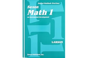 Saxon Math 1: An Incremental Development, Part 1 and 2
