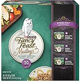 Fancy Feast Purina Medleys Poultry Wet Cat Food, 3 oz Cans, 30-Pack | Variety Pack, made with no artificial preservatives and real, high quality ingredients, 100 percent complete and balanced