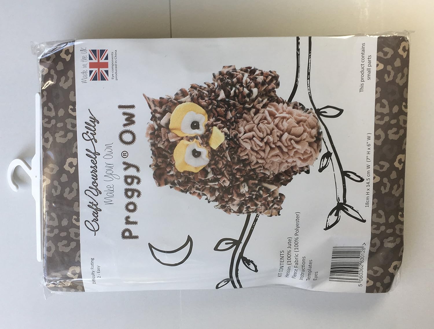 Proggy Mat Owl Rag Rug Kit Patterned Amazon.co.uk Toys & Games