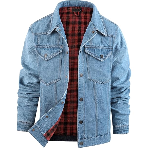 Alpine Swiss Derek Men's Classic Denim Trucker Jacket DNM SML at