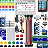 DIYables Basic Electronics Starter Kit for Arduino, ESP32, ESP8266, Raspberry Pi &ndash; Sensor and Component Kit for Beginners and DIY Projects (Boards Not Included)