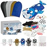 WATINC 6Pcs Hand Puppet Making Kit, Art Craft Felt