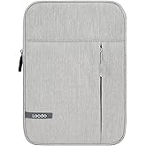 Lacdo iPad mini 7 Sleeve, iPad mini Case Bag, Tablet Sleeve Case for iPad mini 7 (A17 Pro)/6/5/4/3/2, Samsung Galaxy Tab A7 Lite 8.7" / Galaxy Tab A 8.0" Protective Tablet Bag Water Repellent, Gray