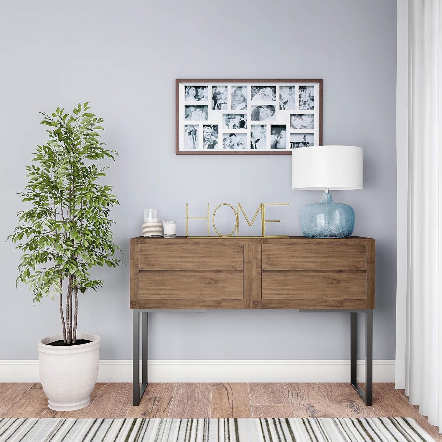 Lavish Home Cutout Free-Standing Table Top Sign-3D Home Word Art Accent Decor with Gold Metallic Finish-Modern, Classic, or Farmhouse Style: Home & Kitchen
