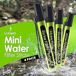 4 Pack Water Filter Straw - Water Purifying Device