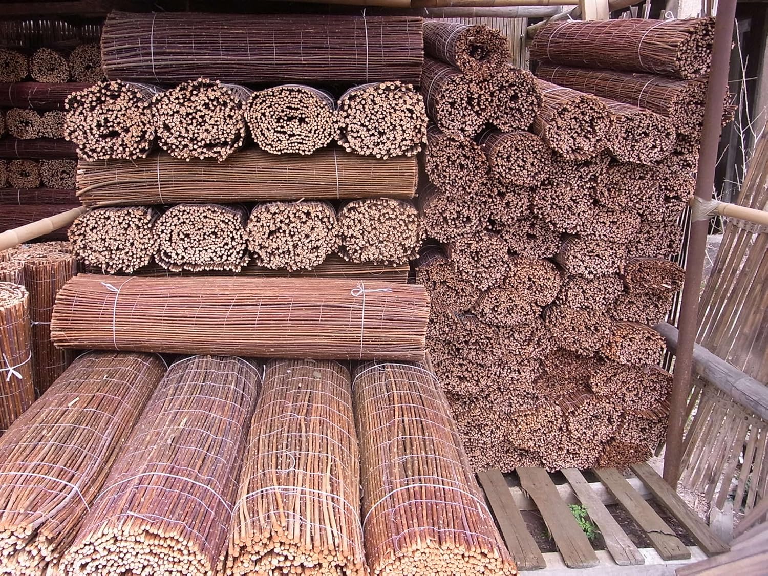 Weidenmatte Premium Weidematte 120 x 500 cm Sichtschutzmatte Weidenzaun Gartenzaun Windschutzmatte