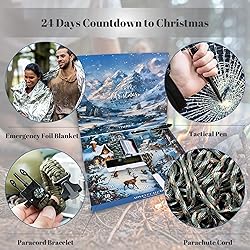 Survival Kit Advent Calendar for Men - Survival