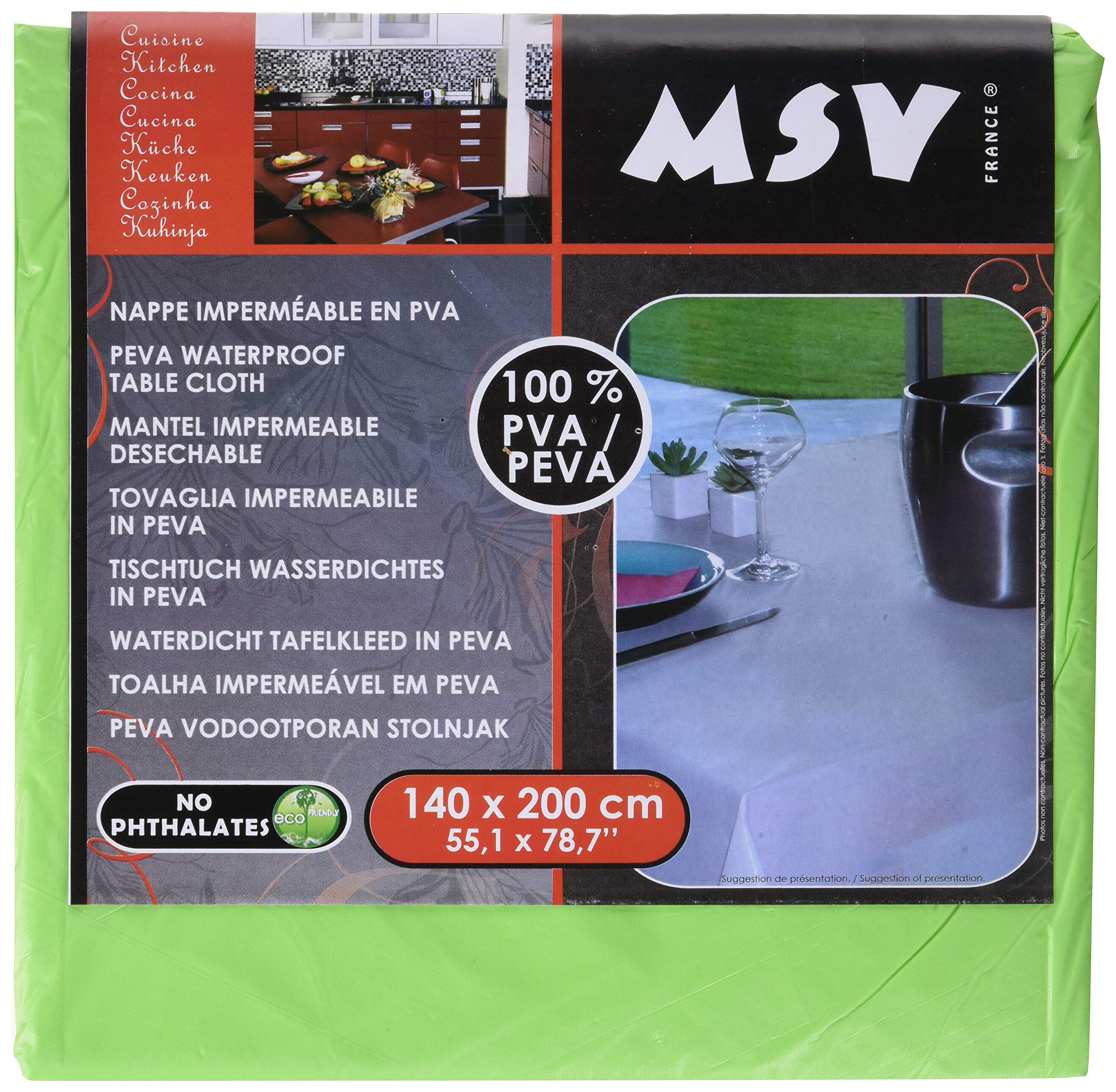 MSV MS719 – Tablecloth Waterproof Disposable, Green Almond