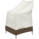 Amazon Basics High-Back Chair Outdoor Patio Furniture Cover