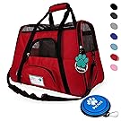 PetAmi Premium Airline Approved Soft-Sided Pet Travel Carrier by Ventilated, Comfortable Design with Safety Features | Ideal for Small to Medium Sized Cats, Dogs, and Pets