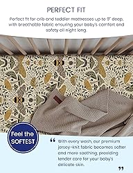 TotAha Premium Stretchy Crib Sheets
