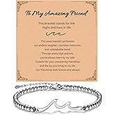 ayapviy Wave Bracelet Gift for Women Symbol of New Beginnings and Riding Life's Waves Gift for Mom Wave Inspirational Beaded Bracelet Jewellery Gifts for Mother's Day