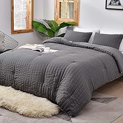 AveLom Seersucker Twin/Twin XL Comforter Set