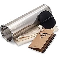 Rumble Jar - Next-Gen Cold Brew Coffee Maker for 32oz Mason Jars - 200 Micron Filter Is Ideal for Coarse Grounds…