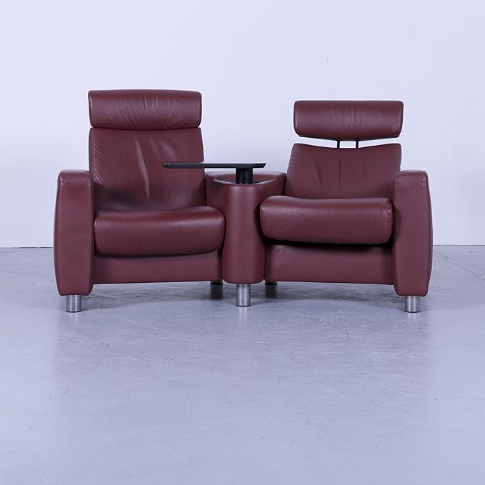 Amazon.de Ekornes Stressless Arion Leder Sofa Bordeaux Rot Zweisitzer