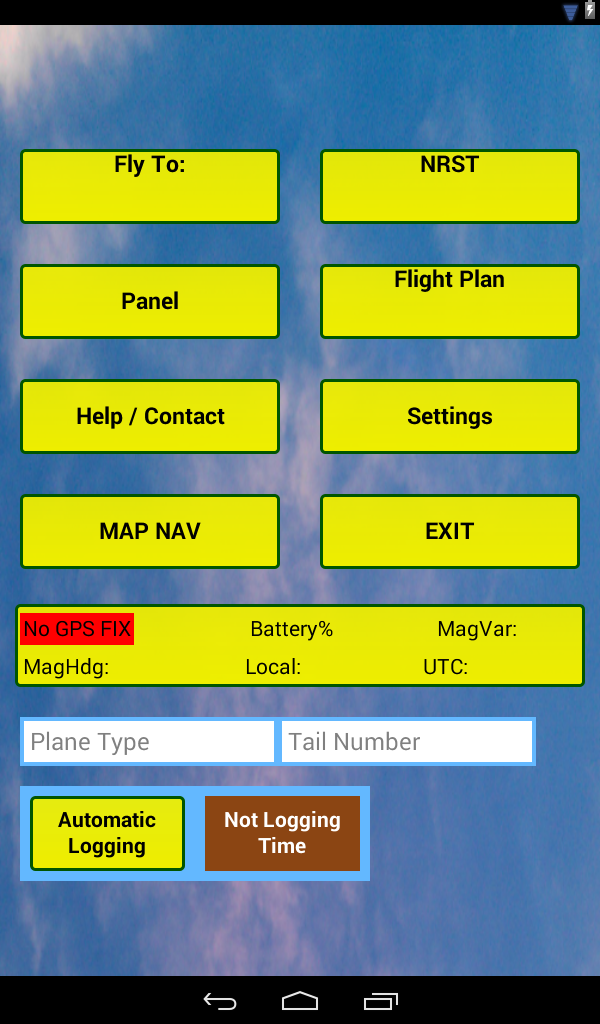 GPS VFR Airplane Worldwide Navigation