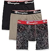 Champion mens Boxer Brief Pack, Lightweight Stretch Mesh Underwear, 3-pack