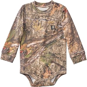 Carhartt Baby Long-sleeve Camo Pocket Bodysuit