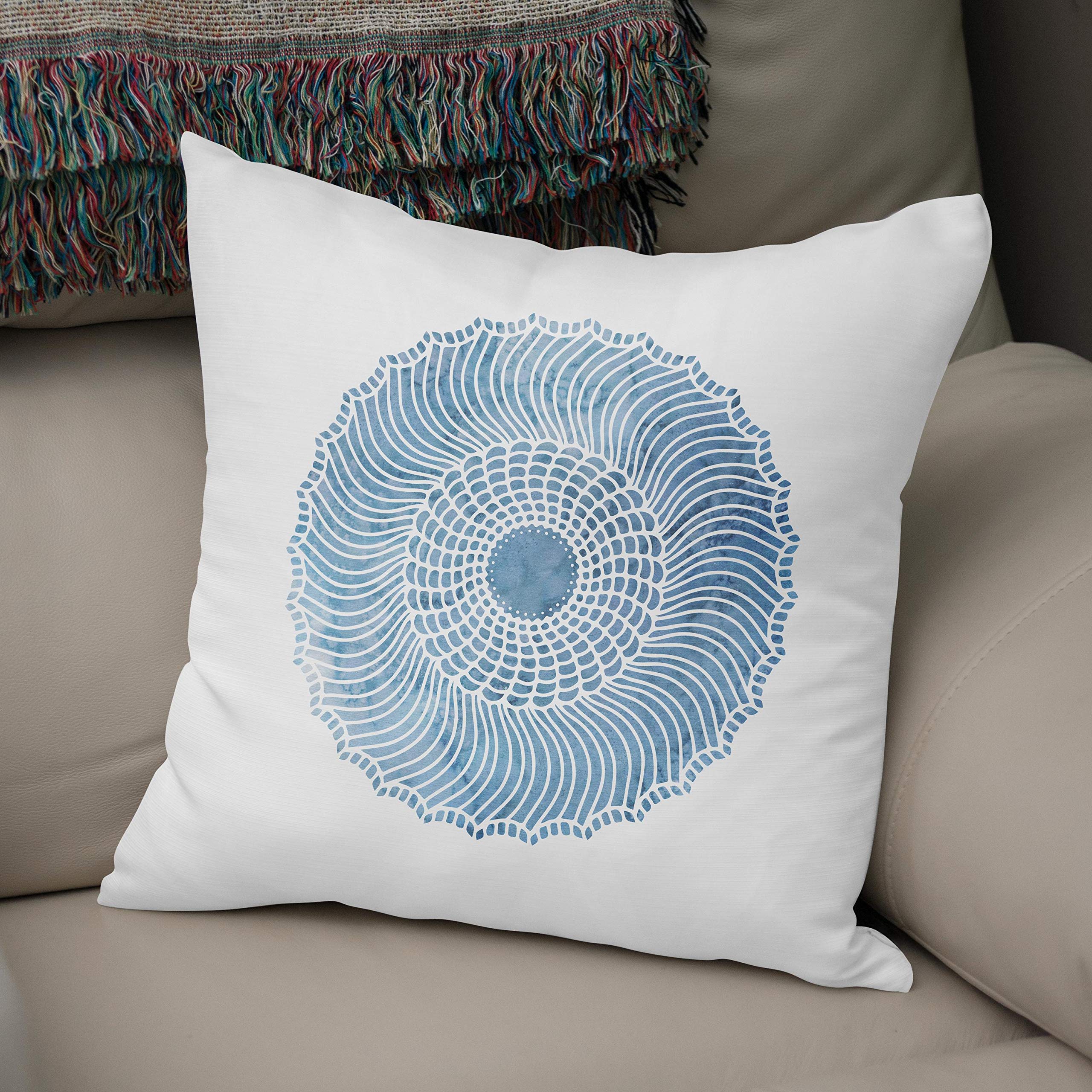 Bonamaison, Decorative Cushion Cover - 50% Cotton 50% Polyester - 43x43cm - Designed and Manufactured in Turkey