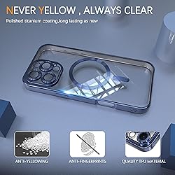 IAIYOXI Magnetic Clear Case for iPhone 14 with Full