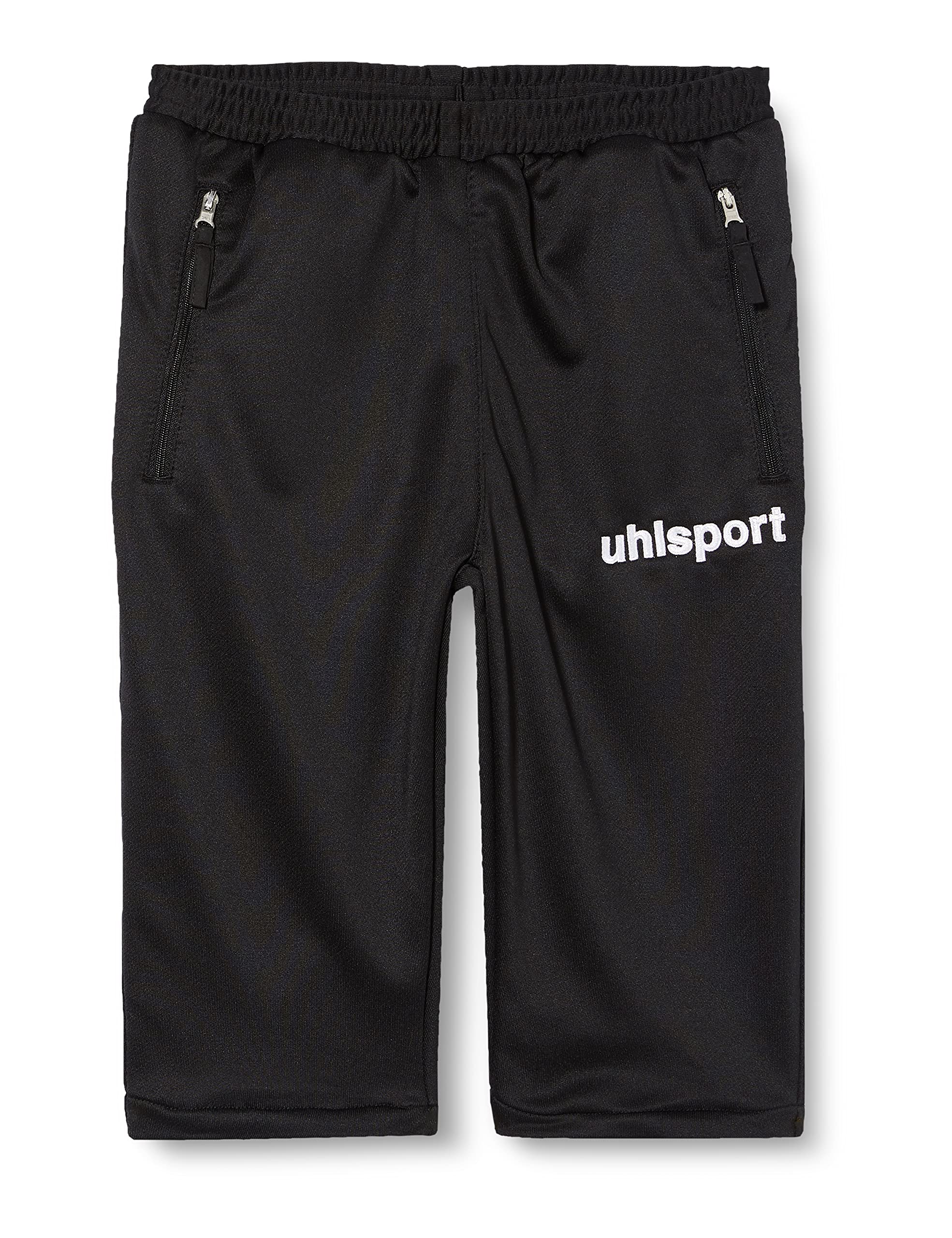 uhlsport Kid's Essential Long Shorts, Black, M
