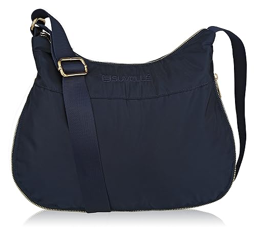 SUVELLÉ Suvelle Lightweight Hobo Travel RFID Blocking Expandable Crossbody Bag Multi Pocket Shoulder Handbag BA20 …