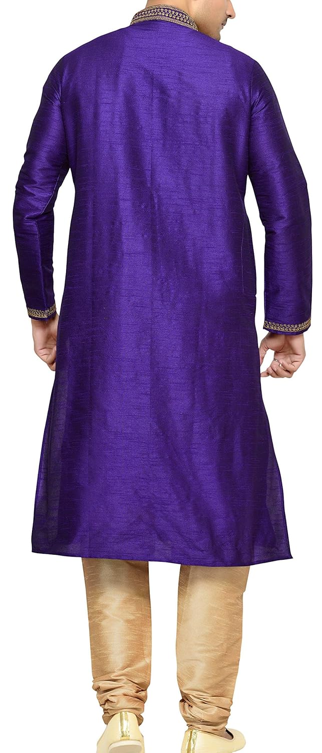 indian poshakh men's silk sherwani