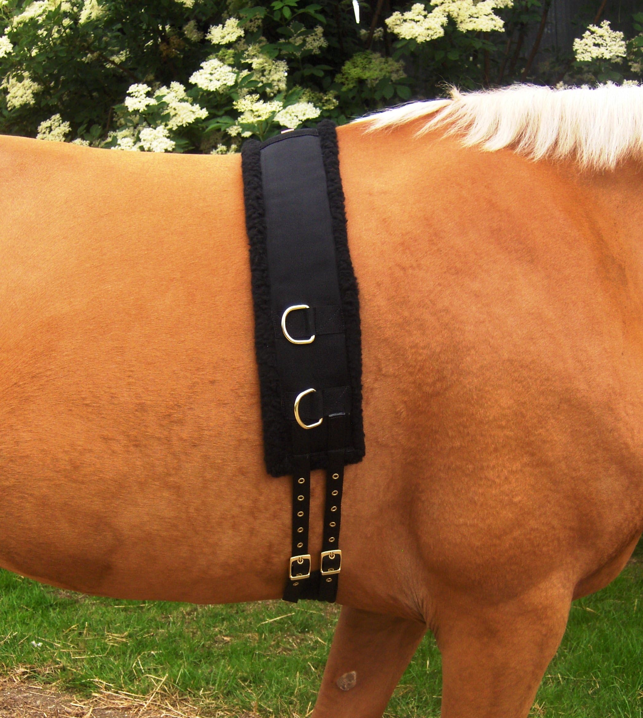 EquiAmi Training Roller with Fleece Black