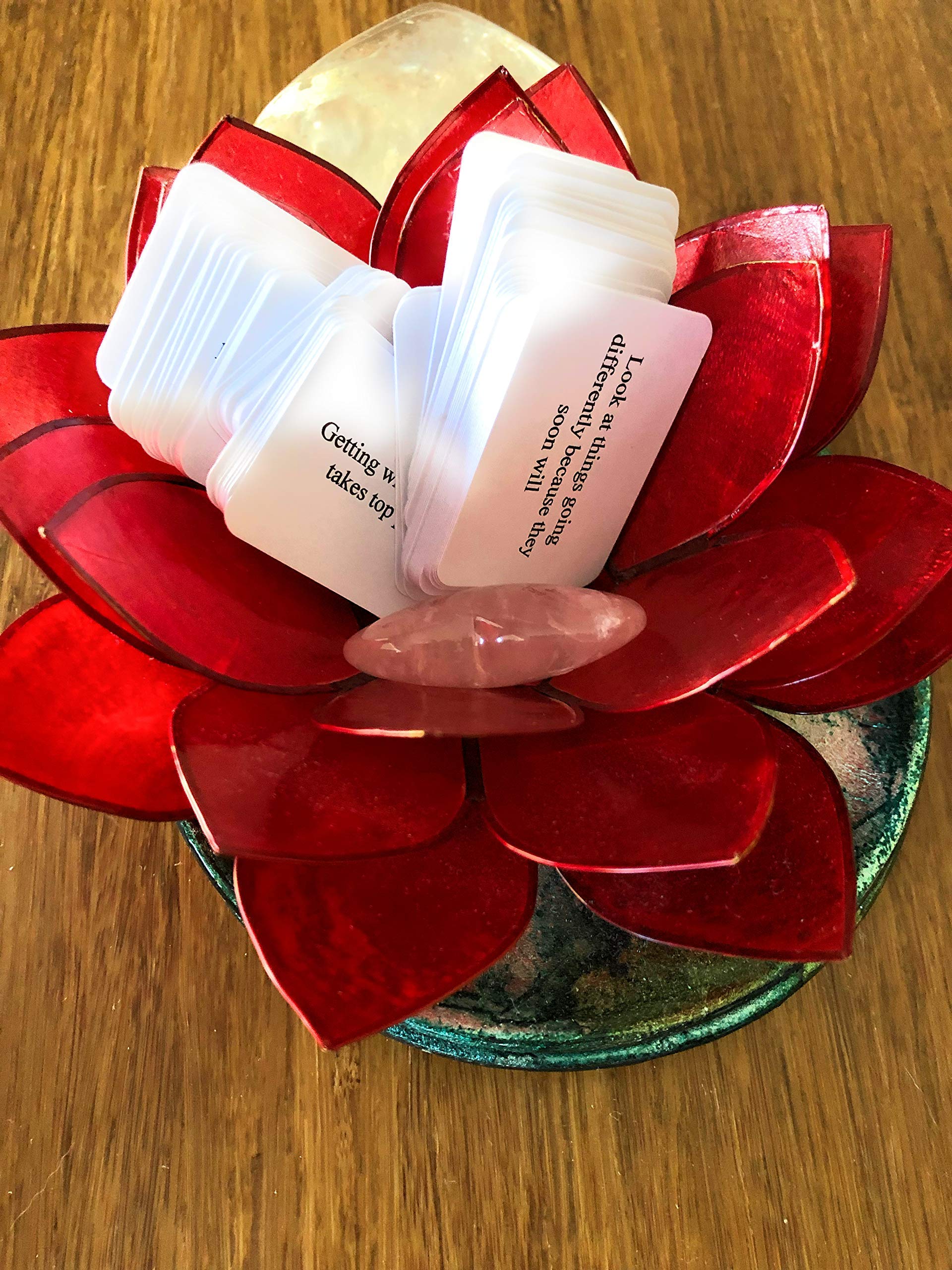 Clarity Power Pack – Mini Fortune Telling Cards – 166 Double-Sided Affirmation & Insight Prompts – Pocket-Sized Spiritual Deck with Zip Bag – Daily Guidance, Meditation, or Group Readings