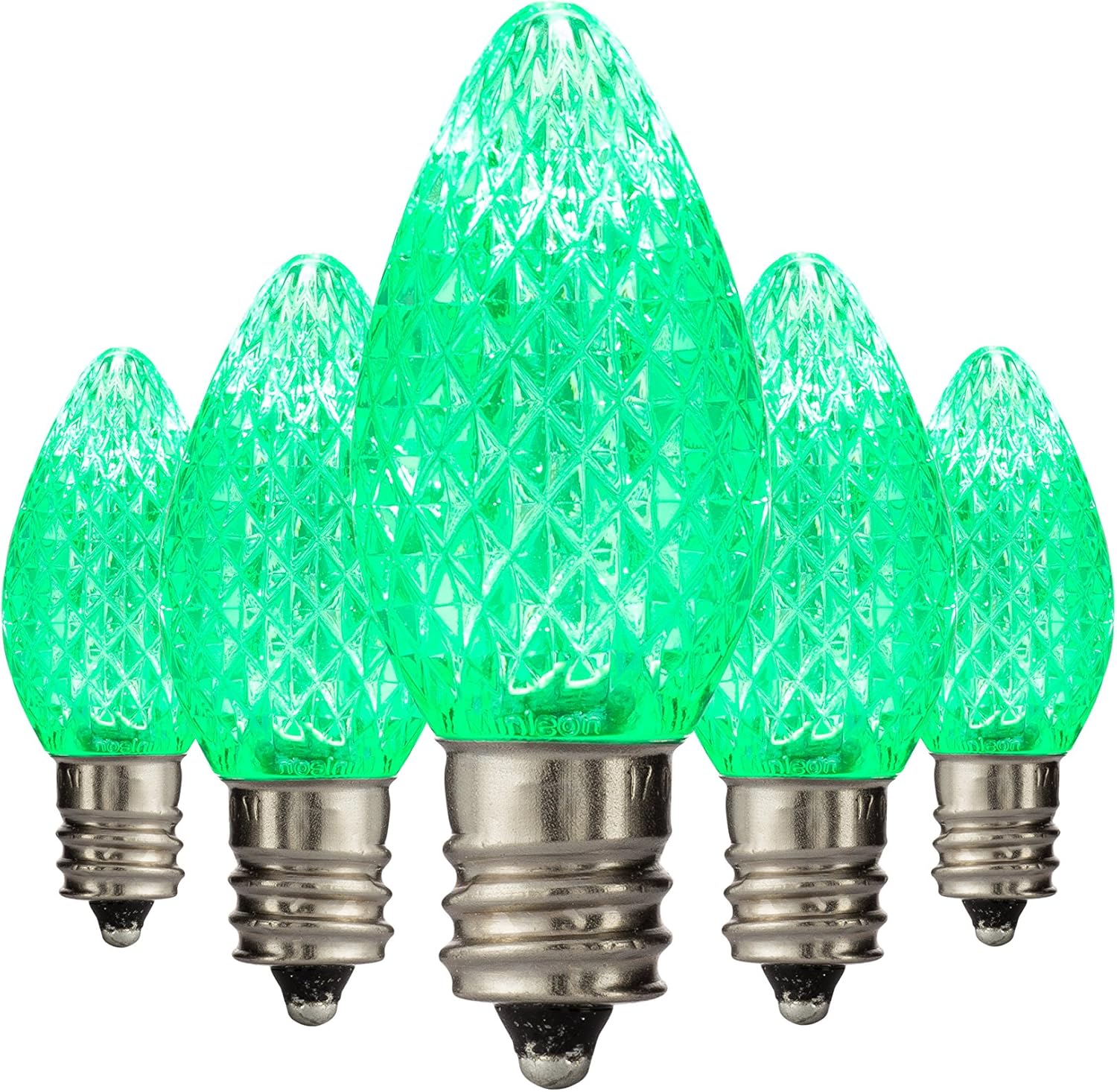 LED Bulbs 1 Bulb Count 3 Diodes Holiday Lighting Outlet LED C7 Green