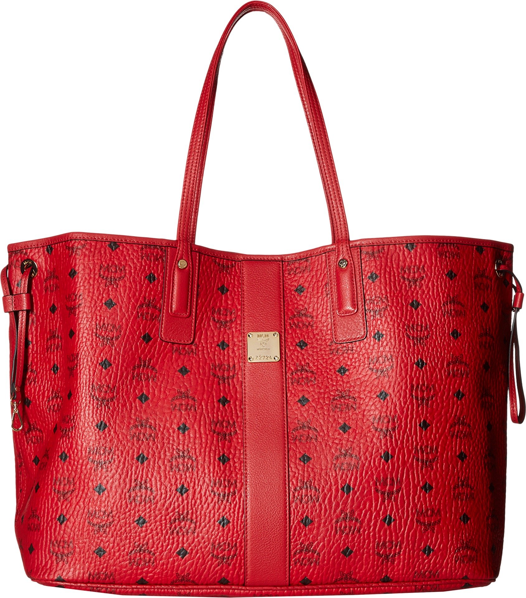 mcm red tote