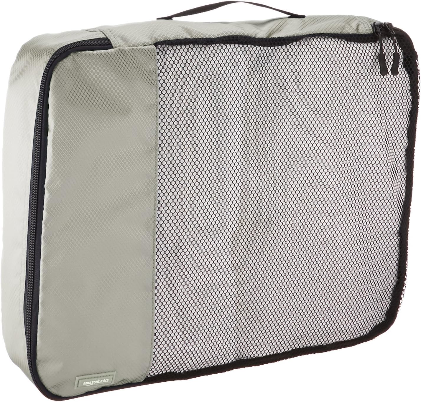  | Basics 4 Piece Packing Travel Organizer Cubes Set - Large, Grey | Packing Organizers