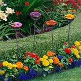 Lineshading Bee Watering Station 4 Pack Metal Garden Stakes Decor view 6