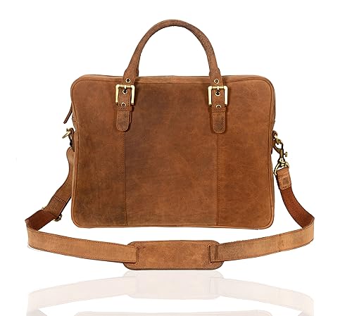 Allora Jodhpur Briefcase JH AL46_crazyhorse tan