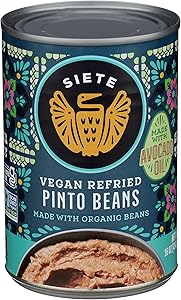 Siete Refried Pinto Beans, 16 oz