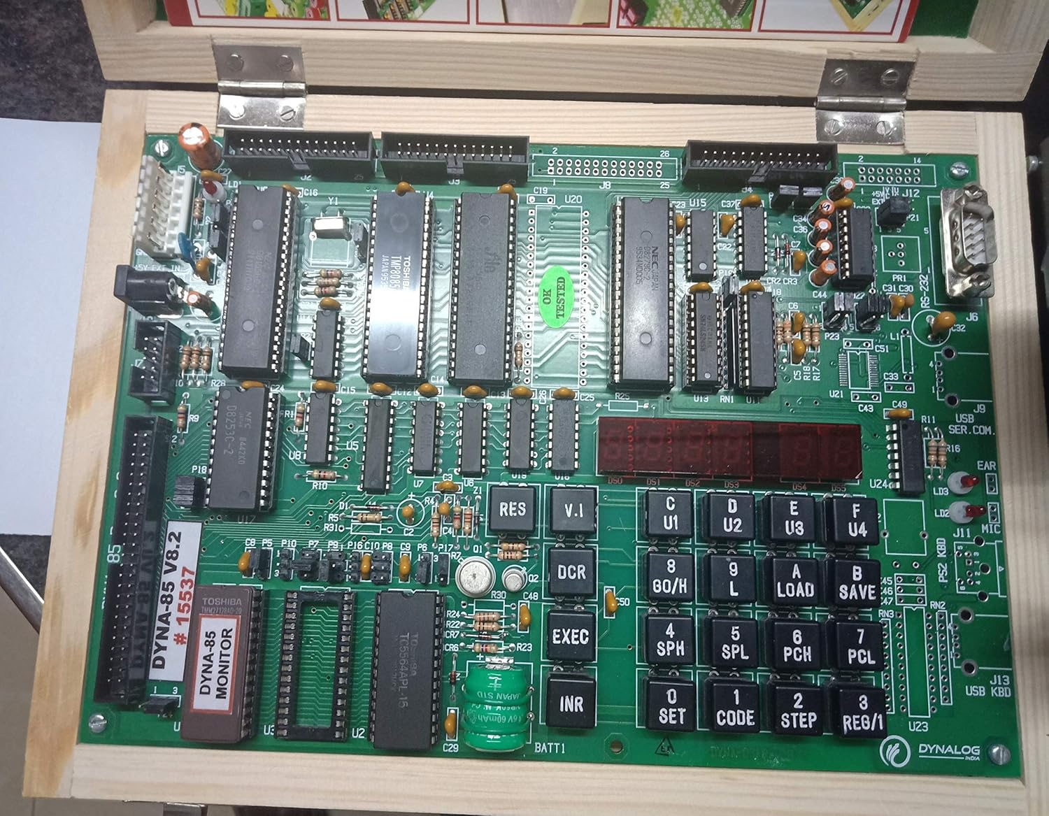 Skyking DYNALOG DYNA 85 8085 Microprocessor Trainer Kit with inbuilt