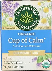 Traditional Medicinals Organic Cup of Calm Herbal Tea, 16 ct