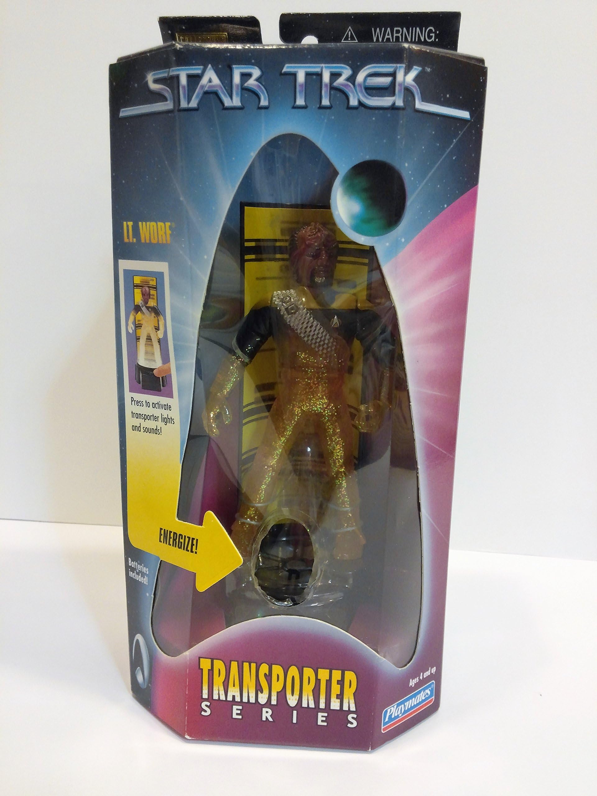 Star Trek Transporter Series Lt. Worf Action Figure