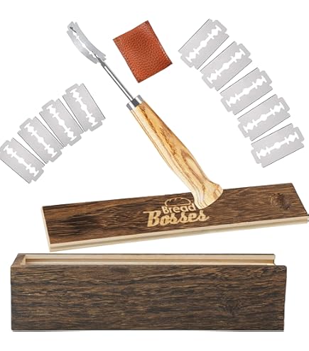 Mure & Peyrot Bread Lame Dough Scoring Tool - French-Made Straight Blade With Cover, Model Landaise - View #4