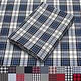 Pico Textiles 2 Yards Bolt Blue and White Tartan
