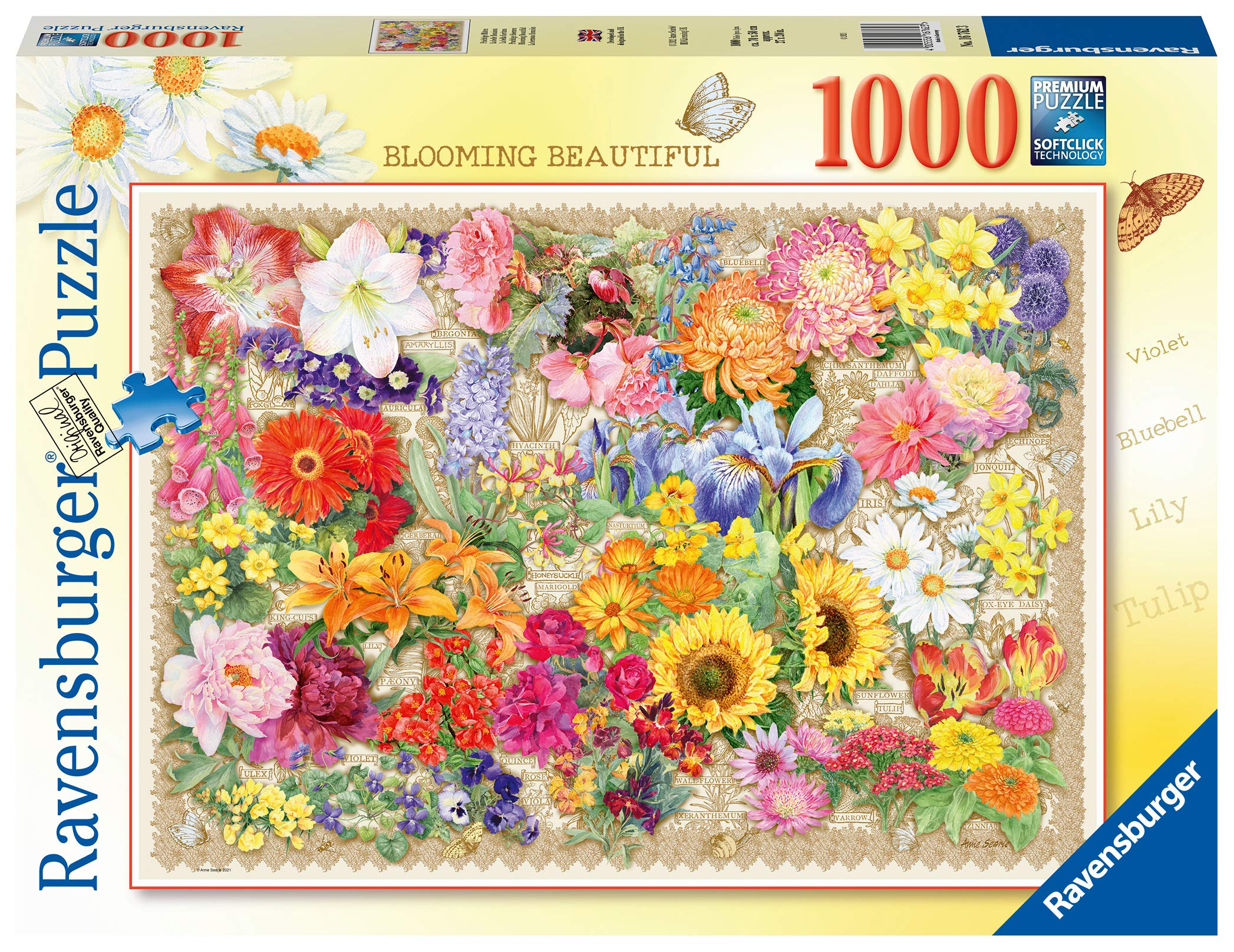 Ravensburger Blooming Beautiful 1000 Piece Jigsaw Puzzle for Adults & Kids Age 12 Years Up