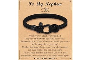 Leyung to My Boys Bracelet Gifts for Son Brother Grandson Nephew Guy Friends, Valentines Birthday Graduation Day Christmas Easter Gifts for Teenage Boys Men