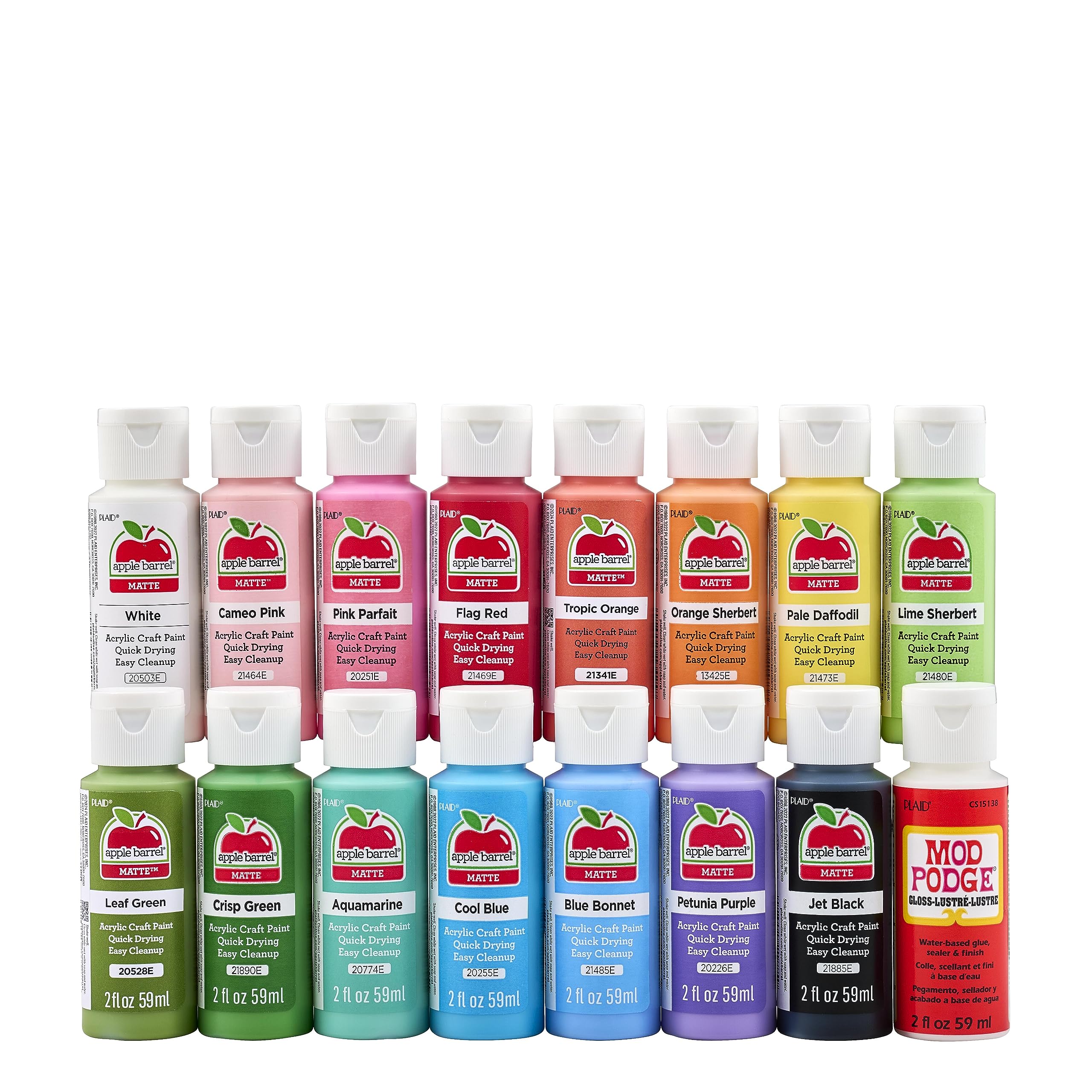 Apple Barrel Spring Colors Kit, 16 Piece Set