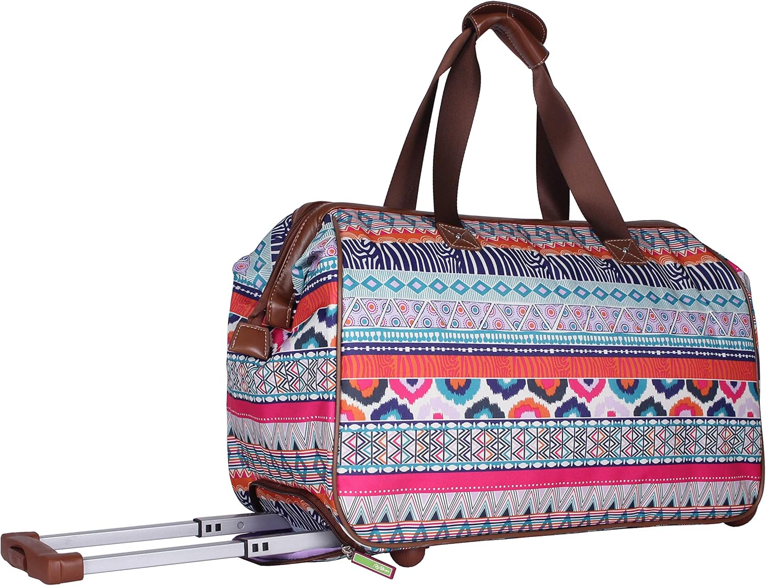 lily bloom tribal stripe luggage