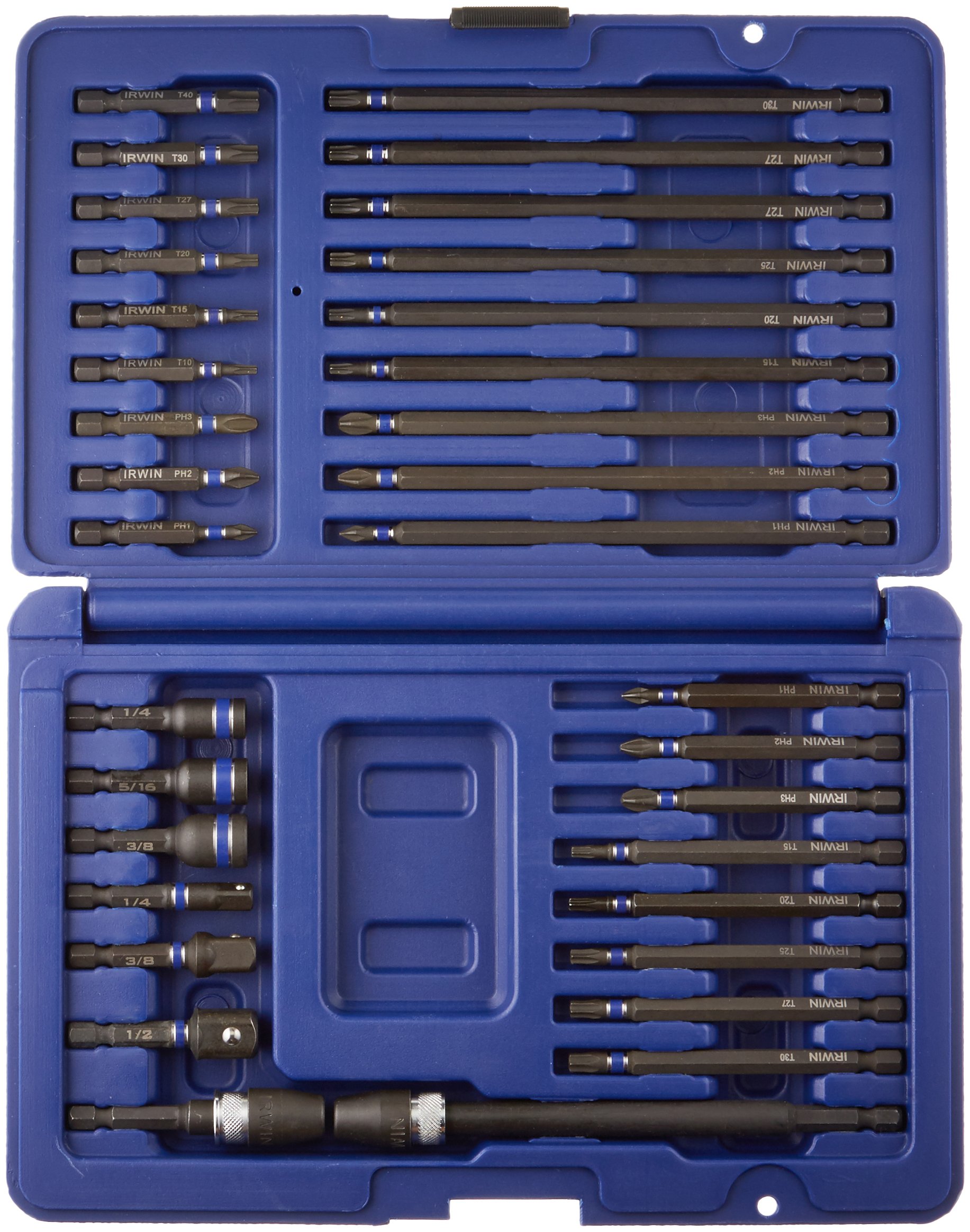 IRWIN Tools 34Piece Impact Series Automotive Fastener Drive Bit Set