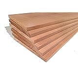 Alder Grilling Planks (6 PACK!!) - Perfect for SALMON, FISH, STEAK, VEGGIES and more. MADE IN USA! Re-use several times. Superior water absorption compared to other planks