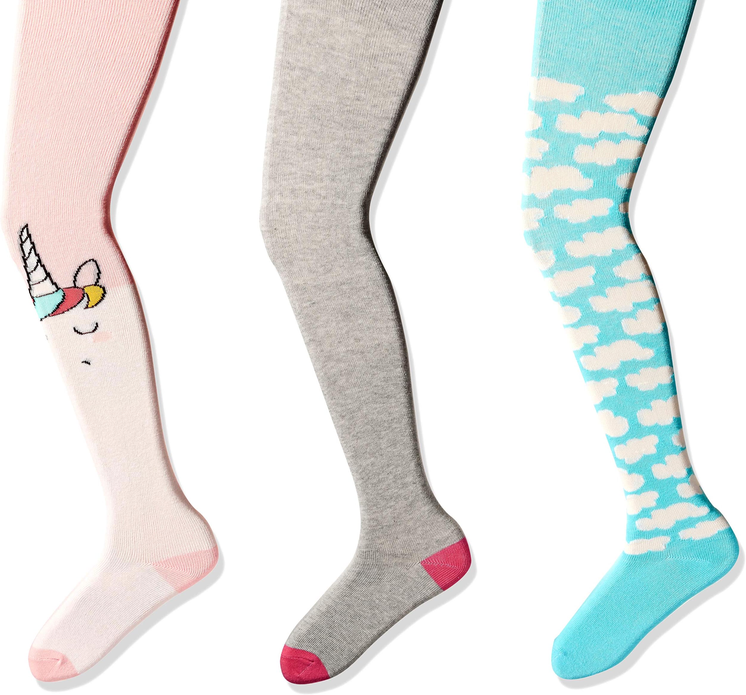 Amazon Brand - Spotted Zebra Girls Cotton Tights