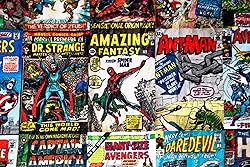 Marvel Comics Oversized Fleece Throw Blanket With