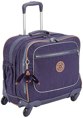 Kipling Manary Cartable 42 Cm 265 Liters Bleu Blue Tan Block